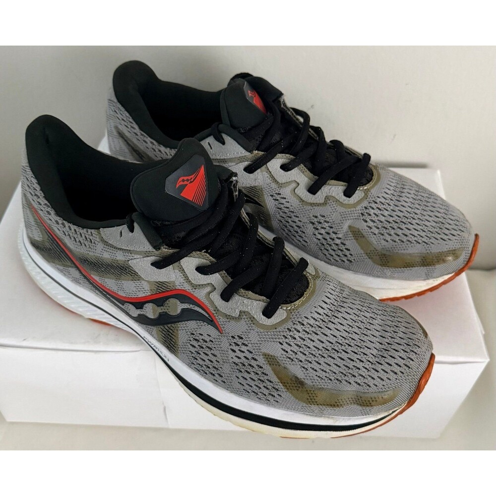 Saucony Men's Running Shoes Gray Athletic Sneakers Size 10